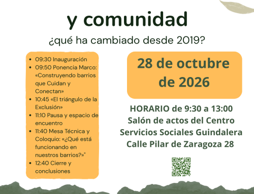 JORNADA PROYECTO SENES 2026. Soledad no deseada y comunidad: ¿Qué ha cambiado desde 2019?
